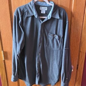 Columbia Charcoal Button-Up Shirt